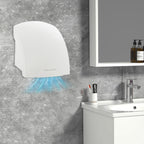 Electric Hand Dryer Compact Wall Mounted Automatic Air Hand Dryer with Infrared Sensor for Commercial Bathroom Hotel and Home