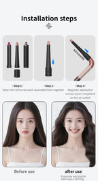 Automatic Curling Iron Hair Styling Tool for Hd15/16/17/18 Curling Wand 1.25 Inch Fast Heating Anti-Scald Ionic Hair Accessories