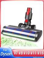 Brush Head For Dyson V7 V8 V10 V11 V15 LED Dust Detection Floor Head Replacement Vacuum Attachment For Hard Floors