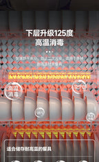 220V Royalstar Small Disinfection Cabinet Portable High Temperature Kitchen Commercial Household Desktop UV Sterilizer WAQ