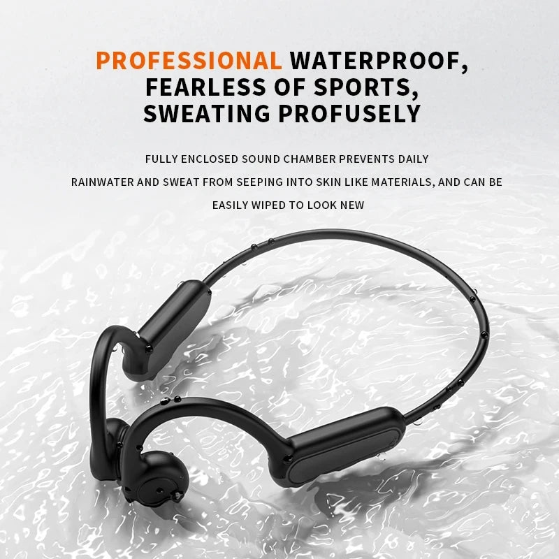 Lenovo New Real Bone Conduction Sport Headphone Wireless Earphone Bluetooth-compatible Headset Hands-free With Mic For Running