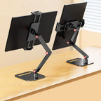 Universal Expandable Monitor Desk Holder Adjustable 360° Swivel Tablet Stand Foldable Tablet Bracket for 12-17in