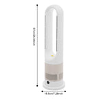 Year-Round Dual Mode Cooling Heating Tower Fan W/Remote 1200W Heater 8 Speeds 9H Timer 80° Oscillation Safe Bladeless