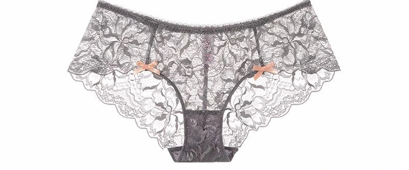 MOYISU Summer Lingerie Set Sheer French Lace Minimiser Bra Briefs Ultra Thin Sexy Women's Underwear Big Bust Sexy Tushy & Panty