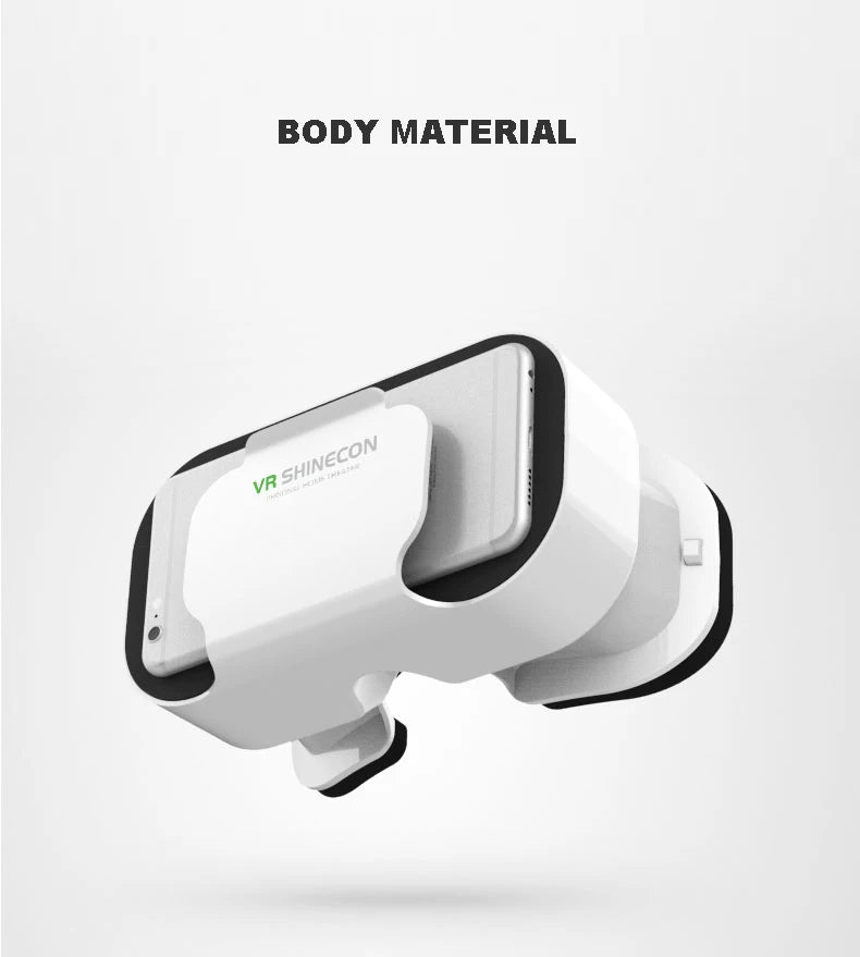 Shinecon VR Glasses 3D Headset Virtual Reality Device Helmet Goggles Lenses Mobile Smartphone Smart Phone Cell Realidade Viar VR