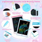 8.5/10/12IN LCD Writing Graphic Tablet for Kids 3-8Years, Reusable Magic Drawing Board with Stylus Erasable Doodle Pad Toy Gift