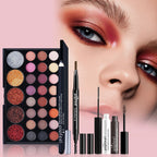 All in One Makeup Kit Full Makeup Kit Gift for Women Teen Girl Nude Eyeshadow Foundation Primer Brush Nude Lipgloss
