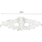 Women Carnival Mask Hollow Lace Masquerade Face Mask Princess Prom Party Props Black Eye Mask Halloween Costume for Women