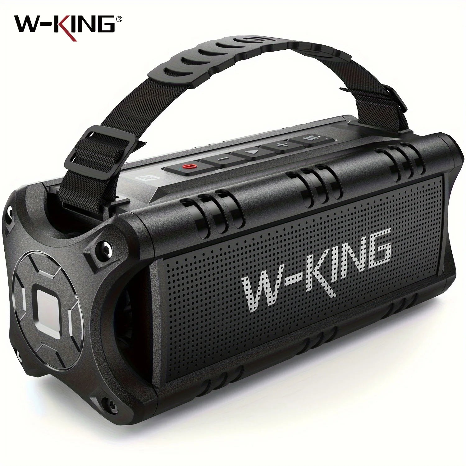 W-KING Bluetooth Speaker, 30W Portable Wireless Loud Speakers, IPX6 Waterproof Outdoor Speaker, 24H Playtime, EQ, AUX, TF Card Main image