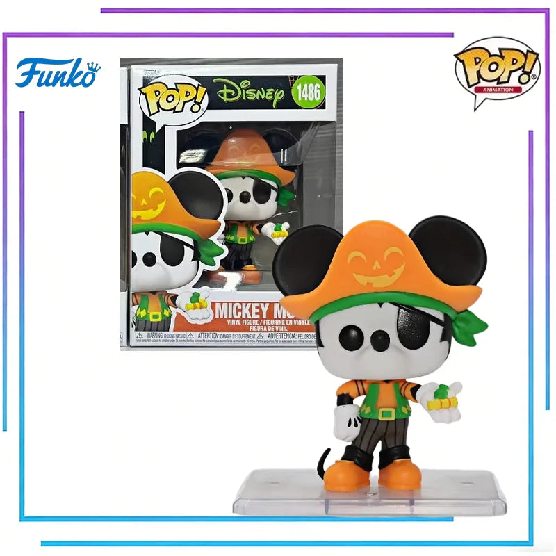 Funko Pop Original Disney Mickey Mouse Halloween Limited Edition Vinyl Anime Figure Figurine Doll Model Toy Gift