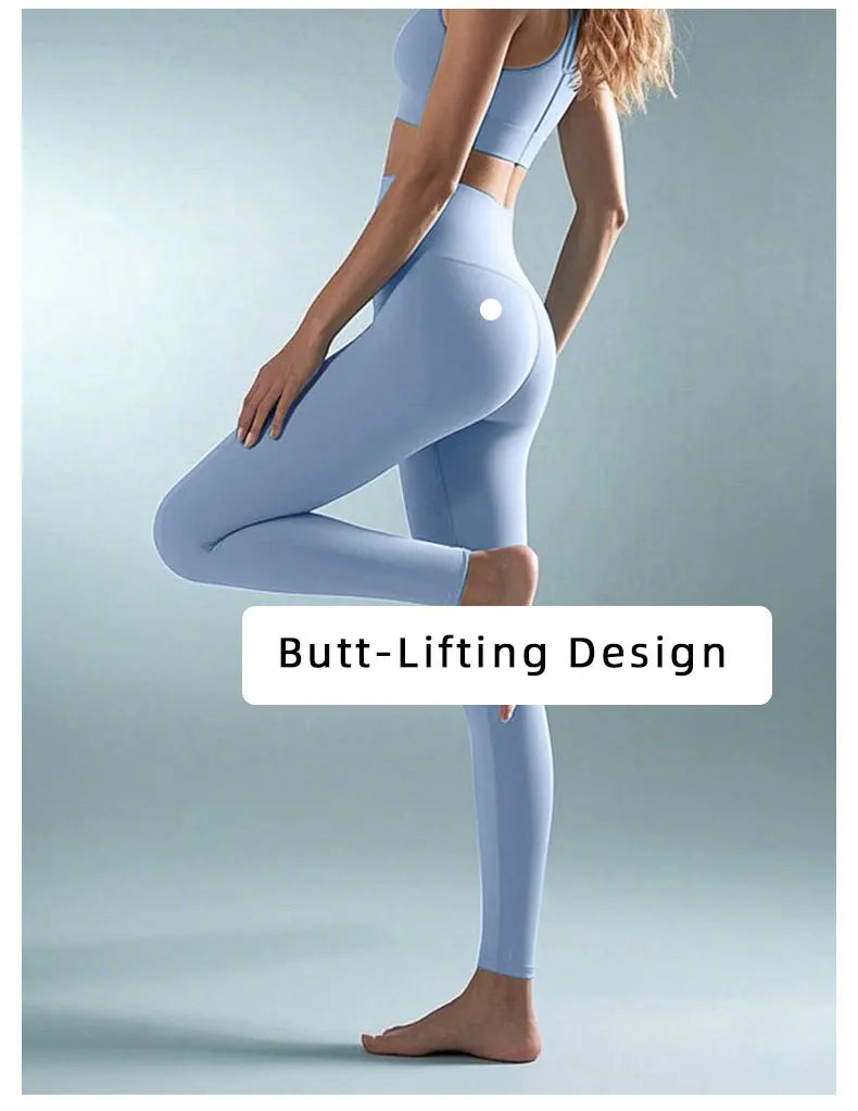 Summer Sale High-Waist Yoga Pants - 4-Way Stretch Quick-Dry Leggings for Running Cycling Gym Workout