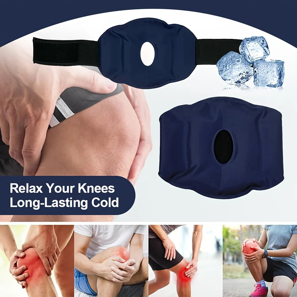 Nylon Gel Knee Ice Pack Reusable Knee Cold and Hot Compress Gel Pack Knee Relief and Relaxation Foot Care Tool Accessories