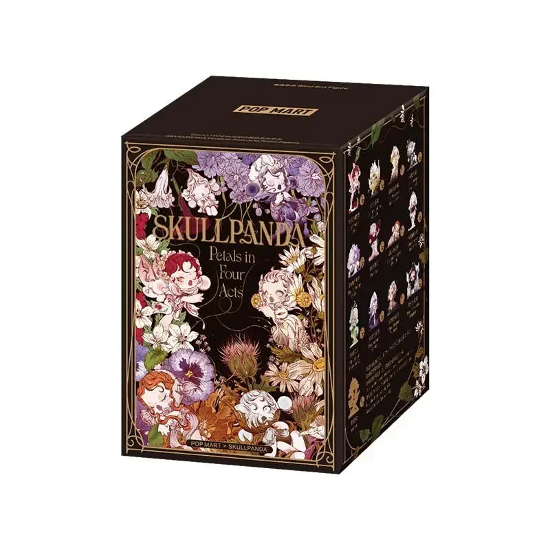 POP MART SKULLPANDA Petals In Four Acts Series Mystery Box Genuine Blind Box Guess Toys Bag Ornament Figurine Home Decor Desktop