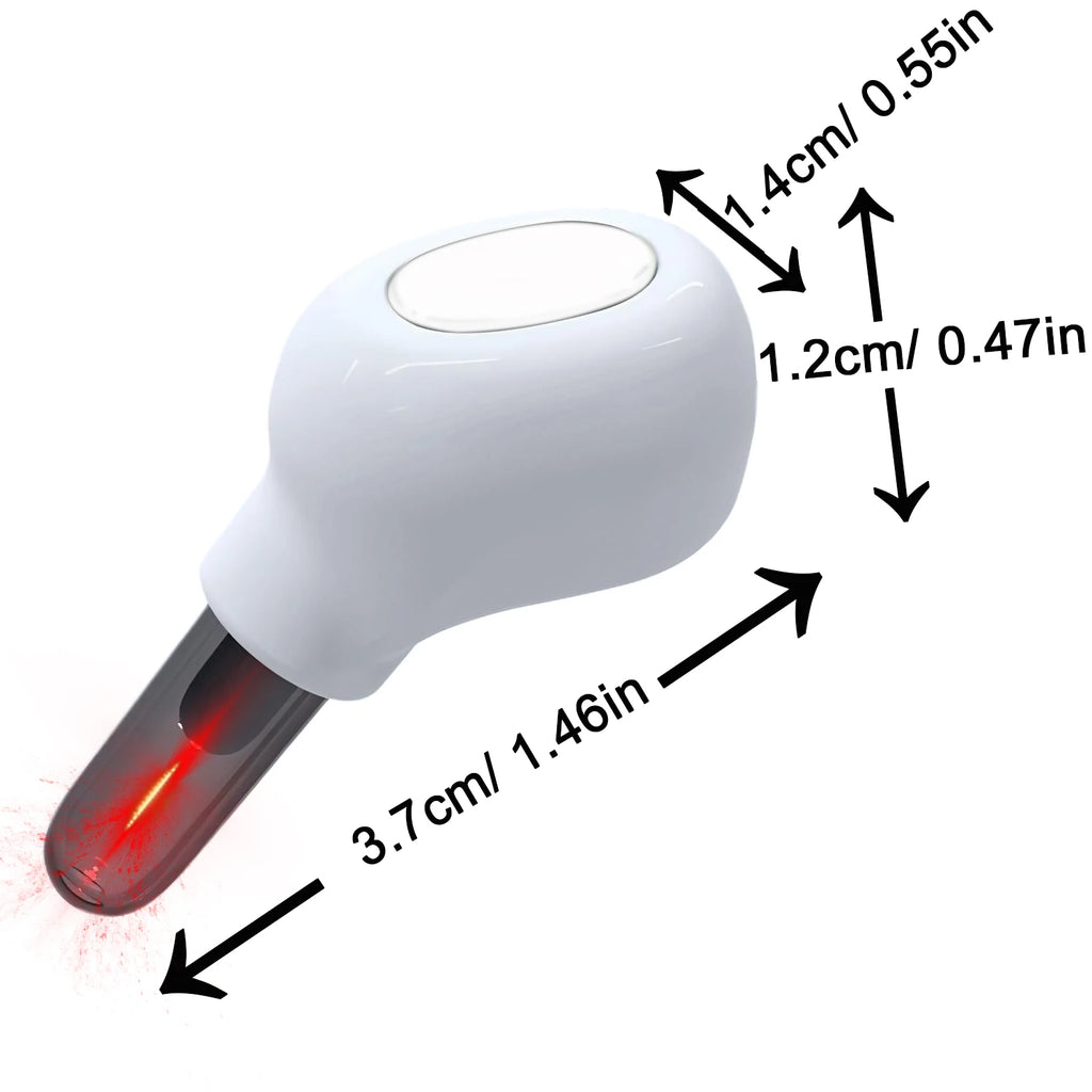 1Pcs Painless 650nm Red Light Otology Laser Therapy Device - Ear Care Instrument for Tinnitus, Otitis Media & Deafness
