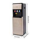 Electric Hot and Cold Water Cooler Dispenser, Versatile Standing Bottom Loading Water Dispenser for Home Office, 110V US/220V EU