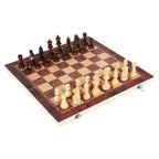 3 in 1 Wooden Chess Backgammon Checkers Travel Games Chess Set Board Draughts Entertainment Christmas Gift