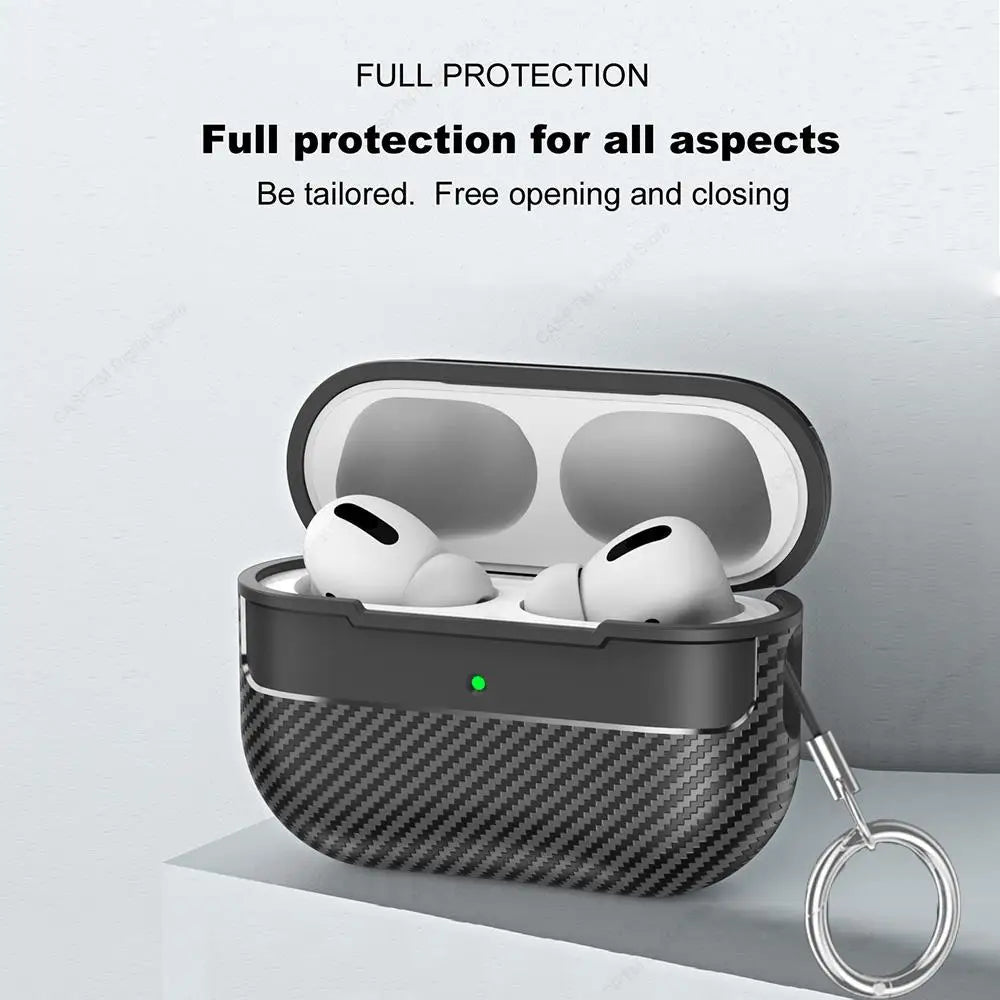 Carbon Fiber Case For AirPods Pro 2023 Wireless Earphone Case For AirPods Pro 2 3 1 Protective Cover For Air Pods Pro 2nd 3rd Secondary image