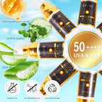 LKIAE Sunscreen, Broad Spectrum SPF 50, UVA/UVB, Lightweight & Non-Greasy, Sunblock, for Face, Body, Non-Comedogenic, 60ml
