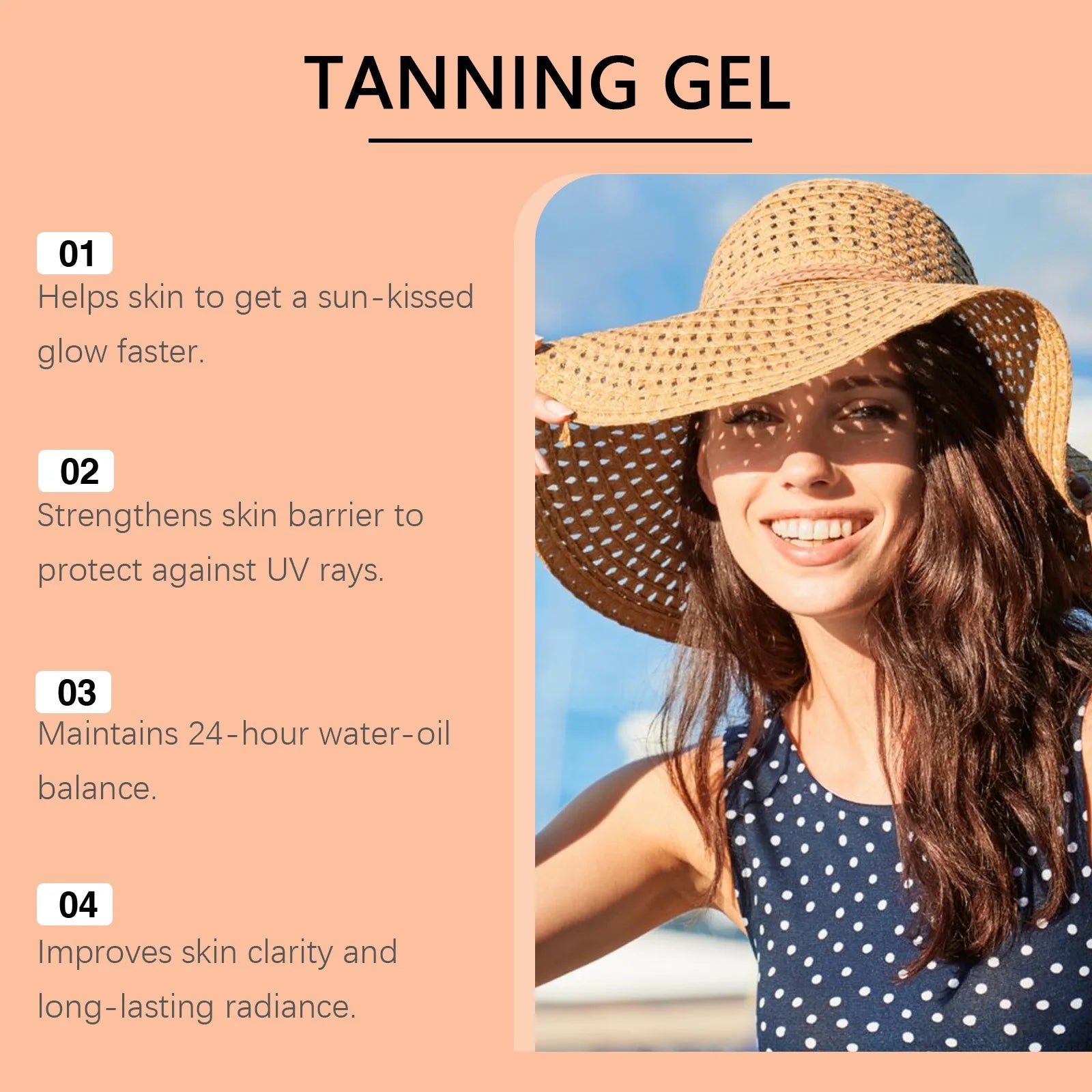 Body Tanning Gel Hydrating Lasting Natural Bronzing Soothe Drying Even Skin Tone Accelerate Dark Skin Sun Tanning Body Cream