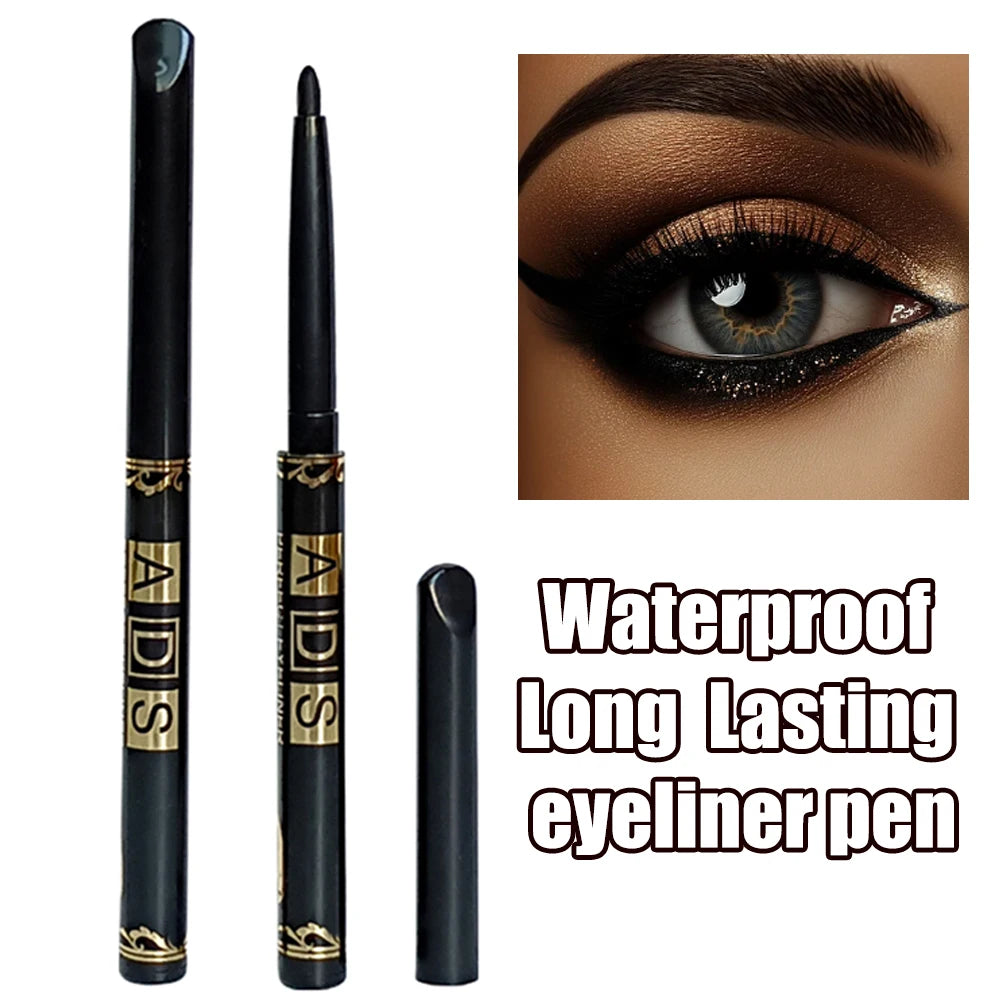 2Pcs Waterproof Black Brown Eyeliner Pencils-Smudge-Proof, Long-Lasting &Beginner-Friendly Smooth High Pigmented Punk Eye Makeup Secondary image