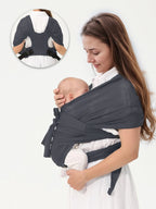 Adjustable Newborn Baby Sling Soft Breathable Air Mesh Carrier Infant Wrap Hipseat Gridding Cloth Wrap for Comfortable Wearing