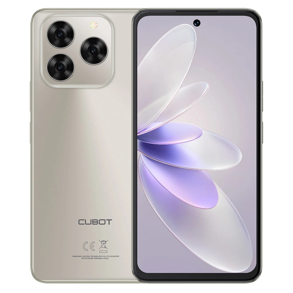 Cubot Note 60 Smartphone, Android 15, 7.2-inch 120Hz Display, Octa-core,16GB(6+10GB )RAM 128GB ROM, 48MP Camera, 7000mAh Battery