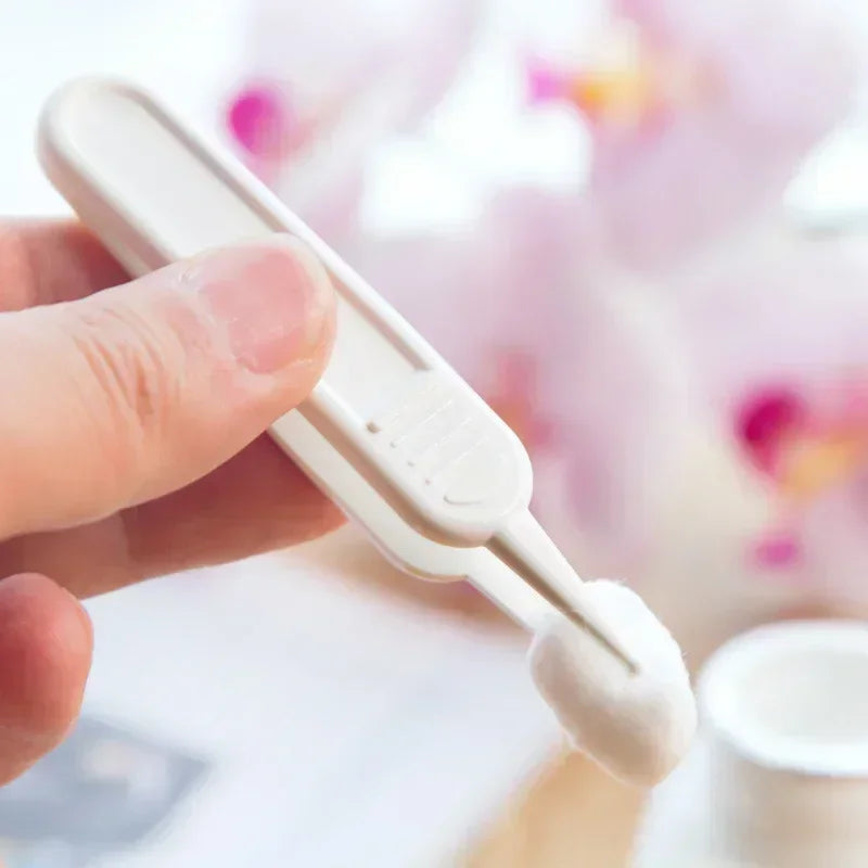Tweezers Cleaning Forceps Baby Plastic Tweezers Nose Cleaner Tool Toddler Nasal Cavity Care Supplies Baby Essentials Kids Safety