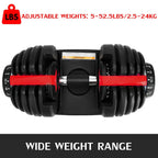 SIHAO Adjustable 52.5lbs Dumbbell Fitness Equipment Training Arm Muscles Dumbbell Free Shipping Adjustable Bumbbell