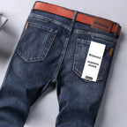 Wthinlee 8 Models Spring Autumn Business Jeans Men Casual Straight Stretch Fashion Classic Work Denim Trousers Brand Clothing