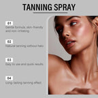 Enhancing Tan Spray Sunless Bronzing Accelerating Darkening Shiny Bronze Moisturizing Summer Beach Sunbathing Self Tanning Mist
