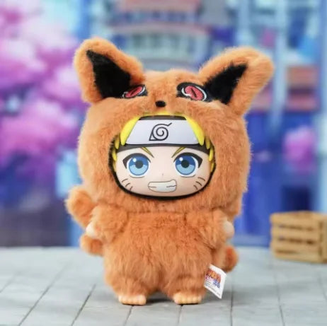 *In Stock  Naruto Itachi Sasuke Kakashi Gaara Series Blind Box Trendy Toy Figure Plush Pendant Collection Christmas Gift