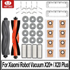 For Xiaomi Robot Vacuum X20 + / X20 Plus Dust Bag Mop Cloth Accessories Main Side Brush Hepa Filter Replacement Parts