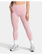Teveo Tight-fitting Leopard-print Seamless Yoga Pants with Nude-skin High Elasticity Suitable for Fitness Running Pants