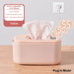 USB Baby Wet Wipe Warmer Electric Tissue Heater Cotton Towel Dispenser Digital Adjustable Temperature Thermostat Napkin Case EU