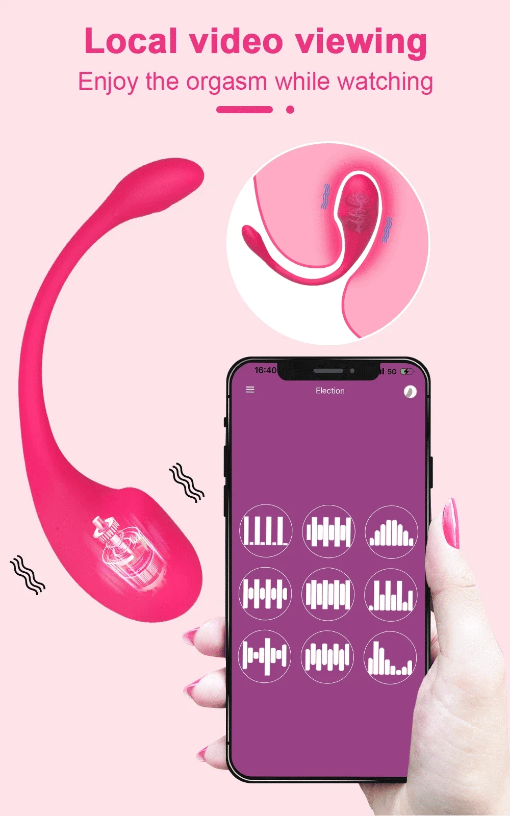 Wireless Bluetooth G Spot Vibrator for Women APP Remote Control Wear Vibrating Egg G Spot Clitoral Stimulator Sex Toys for Adult
