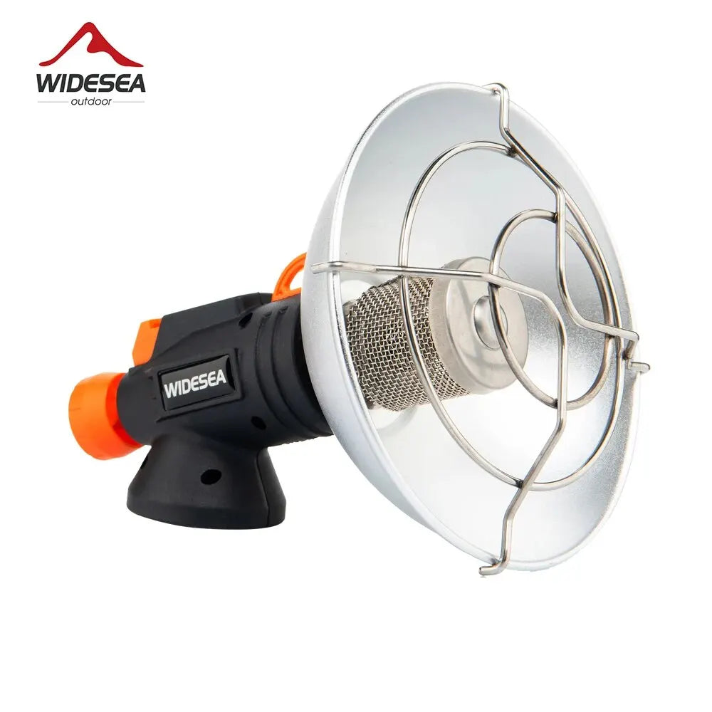 Widesea Camping Heater Portable Stainless Steel Fireplace for Winter Outdoor Stove Hiking Gas Burner Heating Survival Equipment