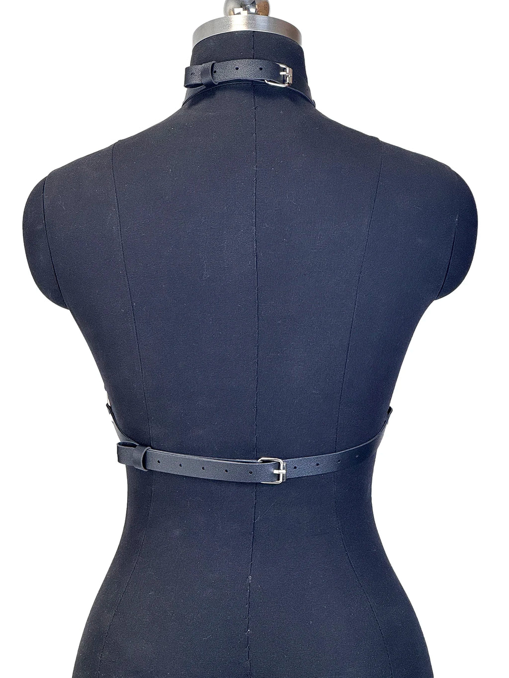 Women Fashion Belt Female Street Style Harness Adjustable Chest Belt with Chain Leather Waistband Gothic Clothing Accessories