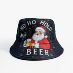 Cartoon Youthful Cool Novelty Christmas Santa Claus gift fisherman hat Outdoor Leisure Sunscreen Sun Hat Men Women bucket hats