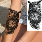 1 Sheet Cobra Snake Dragon Scorpion Temporary Tattoos For Men Women Waterproof Long Lasting Lion Tiger Wolf Fake Tattoo Stickers