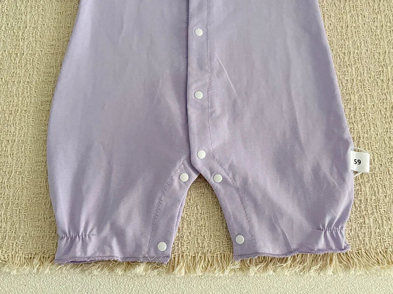 MILANCEL Summer Baby Rompers 0-24M Soft Comfortable Toddler Jumpsuit Embroidered Flowers Infant Girls Clothes
