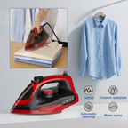Electric Household Handheld Steam Iron Portable Iron 1400W 3 Gear Adjustable Ironing Machine For Clothes Fabric Dry Ironing