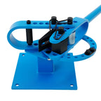 Manual Pipe Bender, Bending Machine with 7 Dies 1"-3", fit Mild Steel Pipe, Bending Tool for Bending Square, Round, Flat Pipes