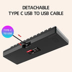 New 61keys Wired White Black Keyboard RGB Gaming Mouse Office Kit Backlight Keyboard and Mouse Combos for PUBG Gamer
