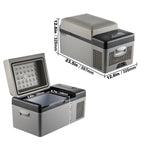 Sihao 15L-55L Portable Compressor Fridge Freezer, Mini Cooler for Outdoor Camping BBQ Picnic, Car Vehicle Refrigerator Cooler for Travel Road Trip, Electric Compressor Fridge Freezer Mini Cooler Box