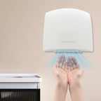 1200W Automatic Hand Dryer Wall Mounted Touchless Hand Dryer 40-65℃ Adjustable Bathroom Dryer for Home Restroom Office Hotel