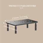 Adjustable Computer Monitor Stand Elevated view angle Computer Monitor Holder Stress Relief Desktop Creative Storage Rack Office