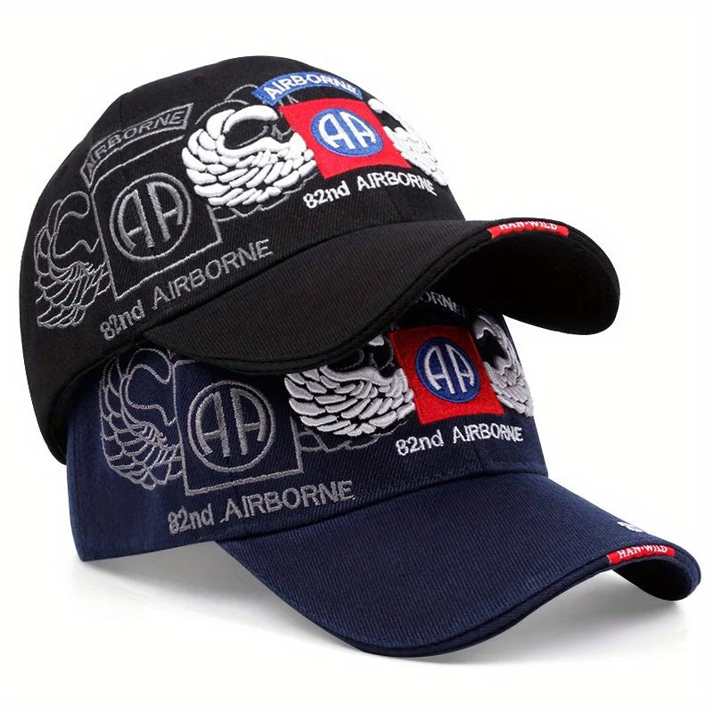 New Men's Tactical Hat Outdoor Fishing and Mountaineering  Baseball Cap 82nd Airborne Main image