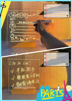 Attached With 7 Colorful Pens Light Up Acrylic Message Board Rewritable DIY Children's Glowing Drawing Board Message Lamp 2026