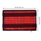 Red Light Therapy Mat, Large Red Light Therapy Pad with Controller,Pulse Mode 660nm & 850nm Near Infrared Light Therapy Belt