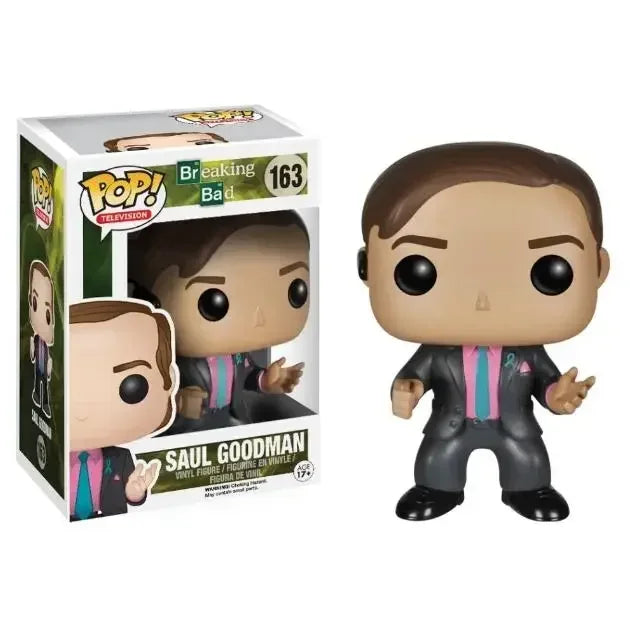 FUNKO POP Television Breaking Bad Gus Fring 167saul Goodman 163 Walter 160 MIKE 165 Jesse Pinkman 161 Vinyl Figures Model Toys